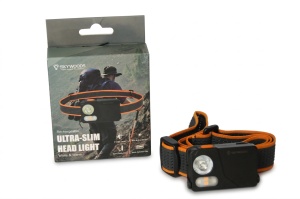 LANTERNA DE CAP FRONTALA CU LED REINCARCABILA, 300 LUMENI, MODEL ULTRA-SLIM, SKYWOODS L60A81 - Img 3