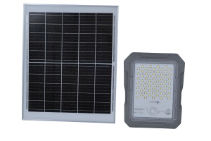 PROIECTOR CU SENZOR DE MISCARE, RADAR SI PANOU SOLAR DETASABIL 300W, MODEL MJ-BW300