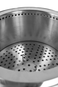 Vatră de foc din Inox 304 cu Stand, Husă de transport si Capac Inox – Ø50 cm - Img 4