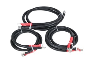 Set 2 Cabluri Conectare Acumulatori – 70mm², 150cm lungime, cu Papuci Cupru de 70/8 mm - Img 5