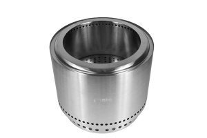 Vatră de foc din Inox 304 cu Stand, Husă de transport si Capac Inox – Ø50 cm