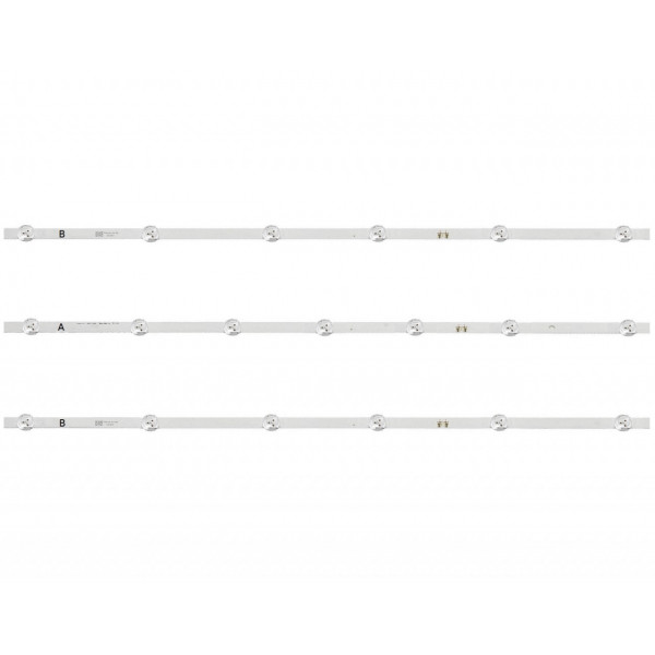 LED Bar 40" 6-7LED 3BUC A-B Beko 3V