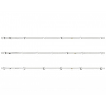 LED Bar 40" 6-7LED 3BUC A-B Beko 3V