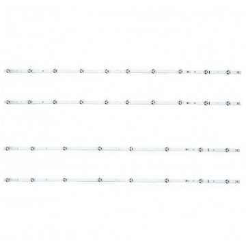 LED Bar 43" 8-10LED 4BUC A-B