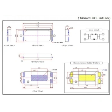 LED Backlight 6V 7030 LG
