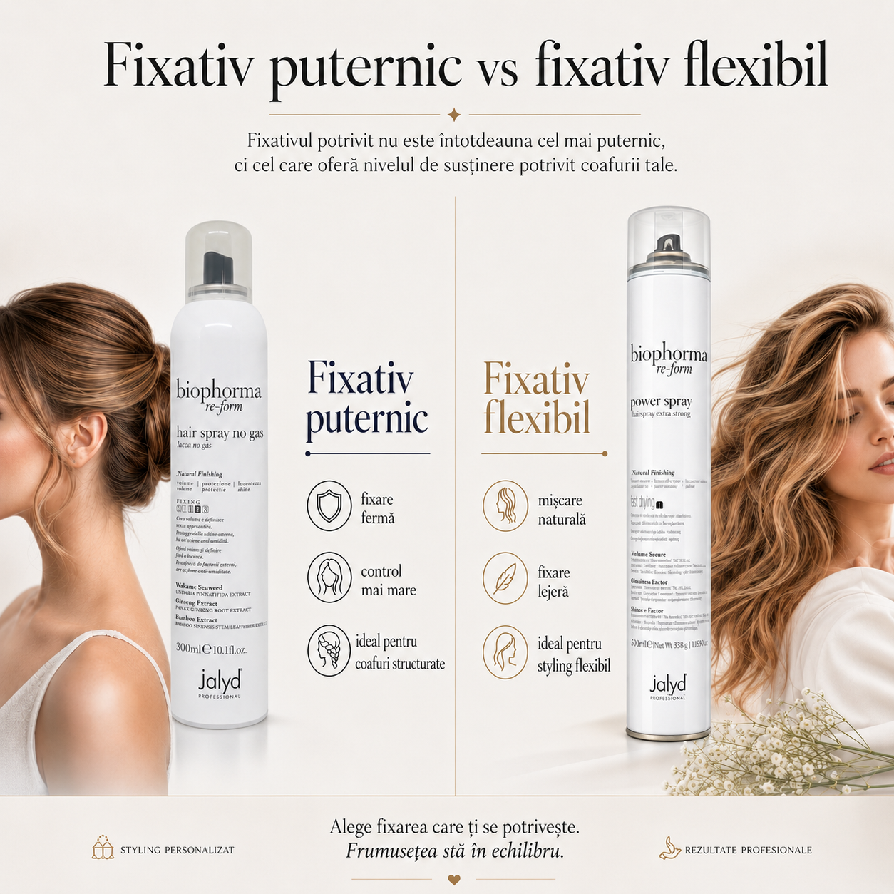 Fixativ puternic vs fixativ flexibil: Ce tip ti se potrivește