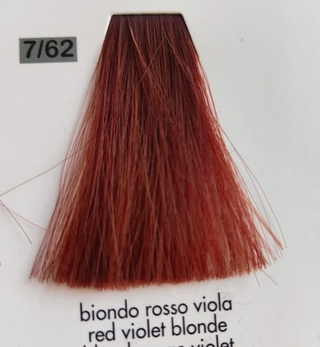 Vopsea de păr profesională blond roșu violet 7/62 culoare vibrantă cu ingrijire intensă 100ml - Img 2