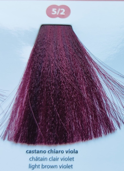 vopsea de par profesionala acoperire perfecta a firelor albe castaniu deschis violet