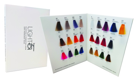 LightON Roșu Intens – Vopsea păr profesională | Decolorare + pigmentare într-un singur pas 60g - Img 3
