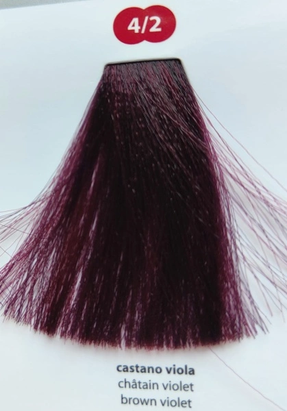 vopsea de par profesionala acoperire perfecta a firelor albe castaniu violet
