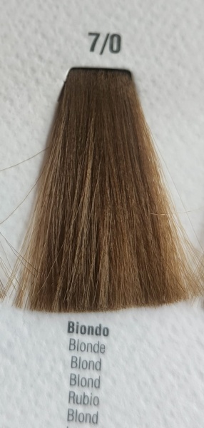 Vopsea de păr fără amoniac, resorcinol, PPD, naunta 7/0 blond 100ml - Img 2