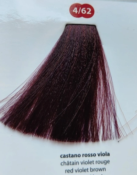 vopsea de par profesionala acoperire perfecta a firelor albe cstaniu rosu violet