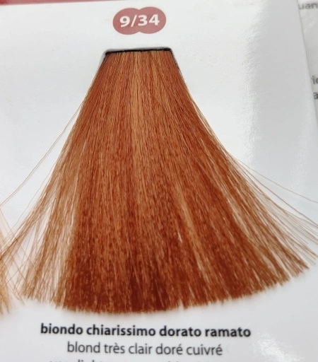 vopsea de par profesionala acoperire perfecta a firelor albe blond foarte deschis auriu cupru