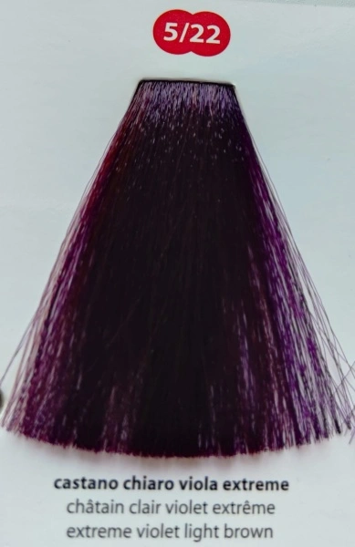 vopsea de par profesionala acoperire perfecta a firelor albe castaniu deschis violet extrem