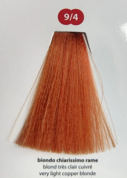 vopsea de par profesionala acoperire perfecta a firelor albe Blond Foarte Deschis Cupru
