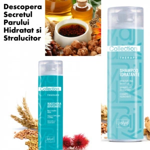 Descoperă secretul părului hidratat și strălucitor cu masca hidratantă și sampon hidratant Collection Therapy 250ML