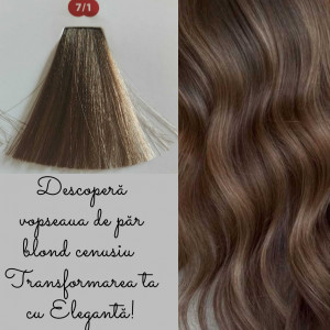 Păr strălucitor blond cenușiu