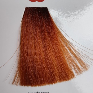 Vopsea profesională blond inchis cupru 6/4 cu ulei de cocoș – Acoperire perfectă a firelor albe 100ml - Img 2