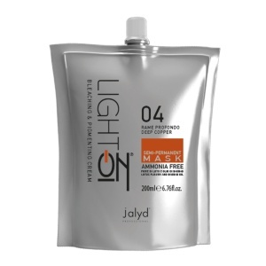 LightON Mask 04 Cupru Intens – Mască colorantă semi-permanentă fără amoniac 200ml