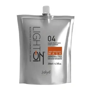 LightON Mask 04 Cupru Intens – Mască colorantă semi-permanentă fără amoniac 200ml