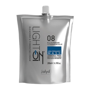 LightON Mask 08 Albastru Ultramarin – Mască colorantă semi-permanentă fără amoniac 200ml