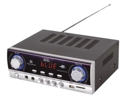 Amplificator cu multimedia, 2x40W, BT-FM-MP3 - Img 2