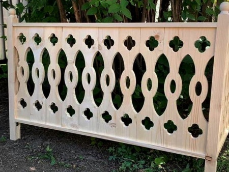 Uluca sipca ornamentală balustrada gard lemn 100 ×10 x 2cm