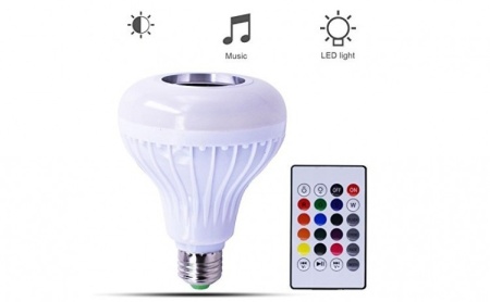 Boxa-bec LED, bluetooth, telecomanda si joc de lumini - Img 2