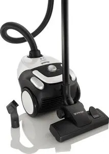 Aspirator cu sac GORENJE Compact XS VCEA11CXWII, 2l, 750W, 78dB, alb-negru - Img 2