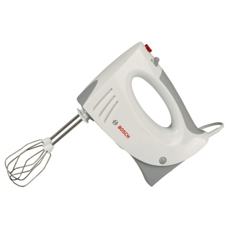 Mixer de mana BOSCH MFQ36440, 0.6l, 450W, 5 trepte viteza, alb-gri - Img 2