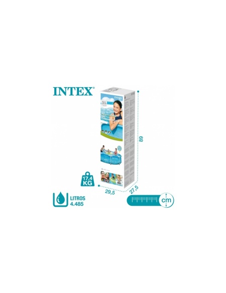 Piscina Intex Beachside 28206NP, cadru metalic 3.05mx76cm - Img 5