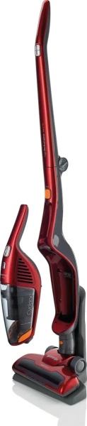 Aspirator vertical GORENJE Freestyle SVC216FR, 0.6l, 21.6V, autonomie max 60 min, iluminare LED, rosu-negru - Img 3