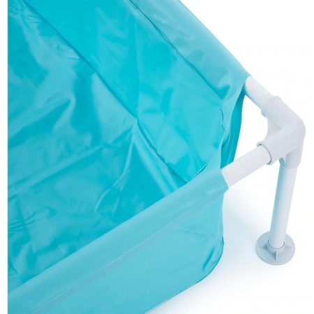 Piscina pentru copii, Intex, 122 x 122 x 30 cm, 342 l, cadru otel, PVC, albastra - Img 3