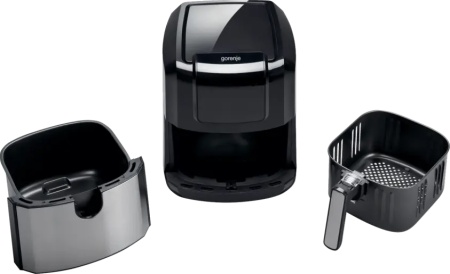 AIR FRYER, Friteuza cu aer cald Gorenje, model AF1700DB, 5l, 1700W, neagra, cu timer si control al temperaturii - Img 6
