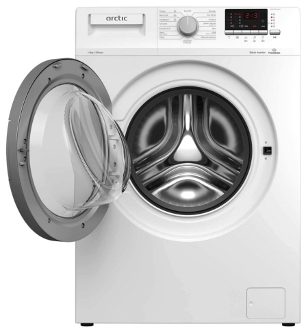 Masina de spalat rufe Arctic APL81221XLW3, 8 kg, 1200 RPM, Motor Silent Inverter, ExtraSteam, Add-In, Alb