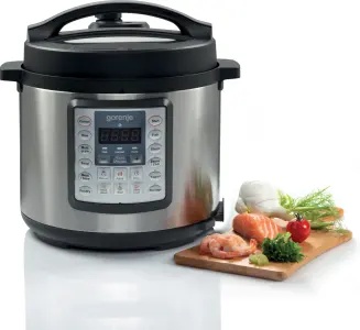 Multicooker GORENJE MC6MBK, 6L, 1000W, 15 programe, negru-argintiu - Img 2