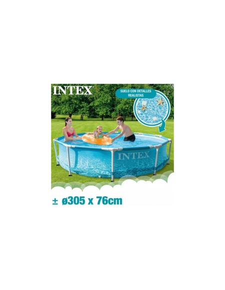 Piscina Intex Beachside 28206NP, cadru metalic 3.05mx76cm - Img 3