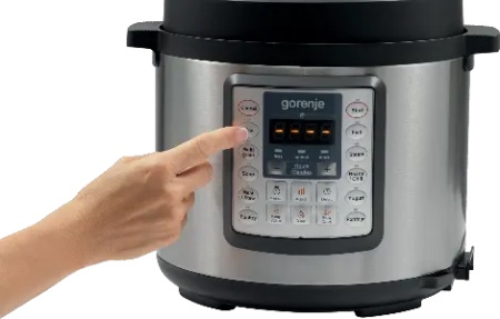 Multicooker GORENJE MC6MBK, 6L, 1000W, 15 programe, negru-argintiu - Img 3