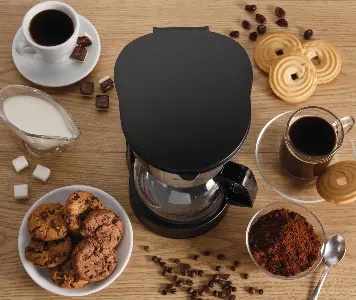 Cafetiera GORENJE CM06BK, 0.6l, 600W, 4 cesti, negru-argintiu - Img 6