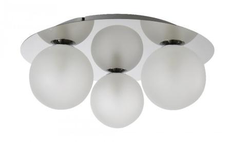 Plafoniera LED, crom, 3 x 28 W, G9, 240 V, metal si sticla • Colours Cimon