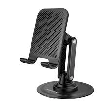 Borofone - Desk Holder Admirado (BH128) - for Phone, Dual-Axis Rotation, Foldable Design, 4.5 - 7" Phones - Black