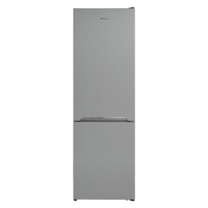 Combina frigorifica Heinner HC-N269SF+, 269 l, Control mecanic, LED, Clasa F, Argintiu