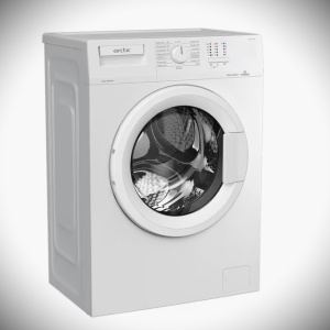 Masina de spalat rufe frontala slim ARCTIC APL61014XLW0, Extra Steam, 6 kg, 1000rpm, Clasa D, alb