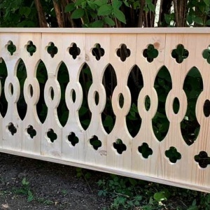 Uluca sipca ornamentală balustrada gard lemn 100 ×10 x 2cm