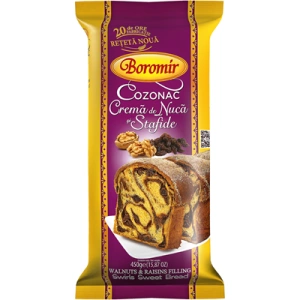 Boromir Cozonac cu Nuca si Stafide 450 g