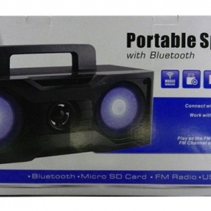 Boxa Portabila Bluetooth Radio FM USB, SD Card si AUX 10 W - Img 2