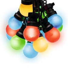 Ghirlanda Party LED , 10 globuri colorate, 5 m LPL 10M