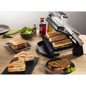 Gratar electric Tefal OptiGrill+ GC712D34 , 2000 W, 6 programe, Inox - Img 2