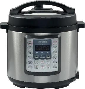 Multicooker GORENJE MC6MBK, 6L, 1000W, 15 programe, negru-argintiu