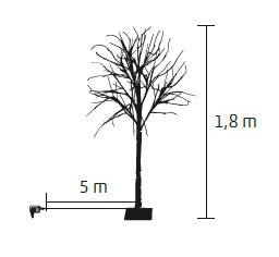 Mesteacan cu LED, 96 LED LBT 96 - Img 2